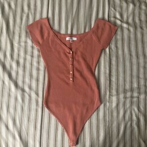 Pink peach bodysuit